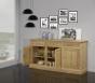 Buffet 3 portes 3 tiroirs Valentin, ralis en Chne massif de style Directoire
