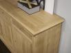 Buffet 3 portes 3 tiroirs Valentin, ralis en Chne massif de style Directoire