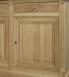 Buffet 3 portes 3 tiroirs Valentin, ralis en Chne massif de style Directoire