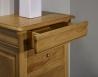 Chiffonnier 5 tiroirs ralis en chne massif de style Louis Philippe Finition chne bross