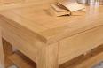 Table basse Jean-Gabriel ralise en Chne Massif Ligne Contemporaine 120x60 
