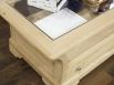 Table Basse Raphael ralise en Chne Massif de style Louis Philippe  Finition Chne Bross