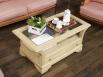 Table Basse Raphael ralise en Chne Massif de style Louis Philippe  Finition Chne Bross