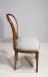 Chaise Emeline ralise en Merisier Massif de style Louis XVI