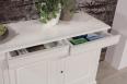 Buffet 3 portes Ludovic ralis en Chne Massif de style Louis Philippe Finition Chne Bross Ivoire