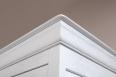 Armoire 3 portes Anne-Lise ralise en Chne Massif de style Louis Philippe Finition Ivoire