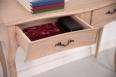 Console Anne-Luce ralise en Chne de style Louis XV Finition Chne Bross
