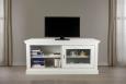 Meubles TV Alain 2 portes coulissantes en chne de style Directoire