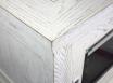Meubles TV Alain 2 portes coulissantes en chne de style Directoire