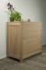 Commode 4 tiroirs Ricardo ralise en Chne Massif de style Contemporain Finition Chne Bross 