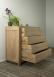 Commode 4 tiroirs Ricardo ralise en Chne Massif de style Contemporain Finition Chne Bross 
