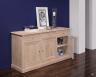 Buffet 3 portes 3 tiroirs Valentin, ralis en Chne massif de style Directoire 