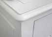 Bibliothque 2 corps Pierre, ralise en Chne Massif de style Louis Philippe LONGUEUR 240 cm Finition chne bross Ivoire