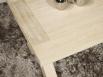 Table basse rectangulaire Jules réalisée en chêne de style Campagnard Finition Chêne Brossé 