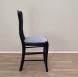 Chaise Jean-Lou en Chne massif de style Louis Philippe Finition chne bross Noir