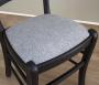 Chaise Jean-Lou en Chne massif de style Louis Philippe Finition chne bross Noir