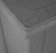 Commode 3 tiroirs Patrice, ralise en Chne Massif de stytle Campagnard FINITION BROSSE