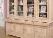 Bibliothque 2 corps 4 portes Jean-Manuel ralise en Chne Massif de style Louis Philippe 