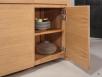 Buffet 3 portes Jean-Lin  ralis en Chne de Ligne contemporaine Finition chne Bross 