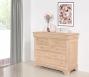 Commode 7 tiroirs Mathilde ralise en Chne Massif de style Louis Philippe