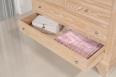 Commode 7 tiroirs Mathilde ralise en Chne Massif de style Louis Philippe