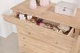 Commode 7 tiroirs Mathilde ralise en Chne Massif de style Louis Philippe