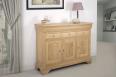 Buffet Hugo 3 portes 6 tiroirs, ralis en Chne Massif de style Louis Philippe