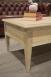 Table basse Pédro réalisée en Chêne de style Directoire Finition Chêne Brossé Blanchi
