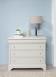 Commode 4 tiroirs Nicolas ralis en Chne Massif de style Louis Philippe Finition Chne Bross Gris perle Patin