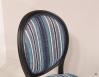 Chaise Simon ralise en Chne Massif de style Louis XVI Finition Bross Noir Us
