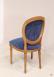 Chaise Simon ralise en Chne Massif de style Louis XVI Finition Bross dor patin