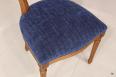 Chaise Simon ralise en Chne Massif de style Louis XVI Finition Bross dor patin