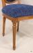 Chaise Simon ralise en Chne Massif de style Louis XVI Finition Bross dor patin