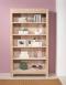Bibliothque Collection Nature ralise en chne massif 4 tagres Finition Chne Brosse