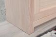 Meuble TV 2 portes Nahel, ralis en chne massif de style Contemporain 