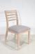Chaise Florian ralise en chne massif Ligne contemporaine Assise Tissu Elastron Bristol Purple