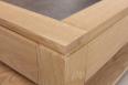 Table basse plateau cramique ralise en Chne Massif Ligne Contemporaine 