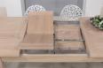 Table Rectangulaire Loc ralise en Chne Massif 160*100 + 2 allonges de 40 cm 