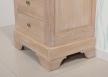 Chiffonnier 5 tiroirs ralis en chne massif de style Louis Philippe CHENE BROSSE BLANCHI