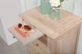 Chiffonnier 5 tiroirs ralis en chne massif de style Louis Philippe CHENE BROSSE BLANCHI