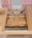 Table de repas rectangulaire 160X100 Tho ralise en Chne Ligne Contemporaine Finition Chne bross naturel