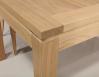 Table de repas rectangulaire 160X100 Tho ralise en Chne Ligne Contemporaine Finition Chne bross naturel