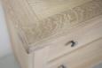 Commode 3 tiroirs Patrice, ralise en Chne Massif de Style Campagne SEULEMENT 1 DISPONIBLE DANS UNE FINITION CHENE BROSSE BLANCHI