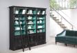 Bibliothque 6  portes Nal ralise en Chne Massif de style Directoire AVEC ECHELLE