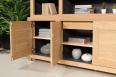 Bibliothque 2 corps Jules ralise en Chne de style contemporain
