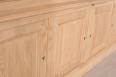 Bibliothque 2 corps Matthieu , ralise en Chne de style Louis Philippe LONGUEUR 240 cm Finition chne bross naturel
