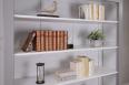 Bibliothque Thiago ralise en chne massif de style Louis Philippe 4 tagres