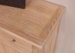Buffet 3 portes 4 tiroirs ralis en Chne Massif de style Campagnard Finition Chne Bross Blanchi