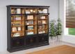 Bibliothque 6 portes Nal ralise en Chne Massif de style Directoire A/chelle 