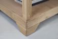 Table basse carre Bruno en Chne de style Louis Philippe Tiroir de chaque ct 80x80 SEULEMENT 1 DISPONIBLE